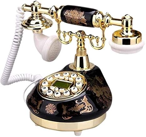 Telefono Fisso Vintage Da Muro | Stile Retrò Con Luci LED | Regolazione Volume E Tono | Colore Rame Rosso - Foto 11