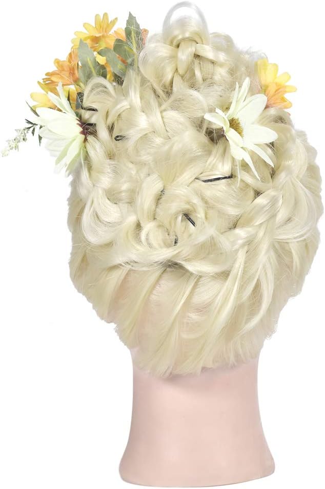 28" Training Head 100% Synthetic Hair Mannequin Head Cosmetology Doll Head With Free Table Clamp - Image 4