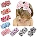 DZT1968(TM)Baby Girl Newest Stripe Bowknot Turban Headband Head Wrap Knotted Hair Band