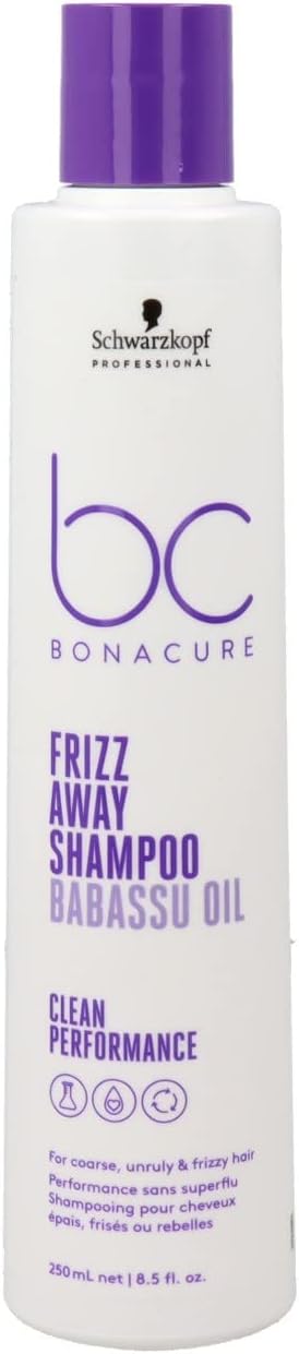 Schwarzkopf BC Bonacure Frizz Away Shampoo 250ml Taming Unruly Frizzy Hair