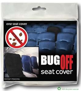 Amazon.com: BugOff Bed Bug Seat Cover / Protector - Black - Package of