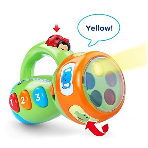 VTech Spin & Learn Color Flashlight Amazon Exclusive, Lime Green - Image 3