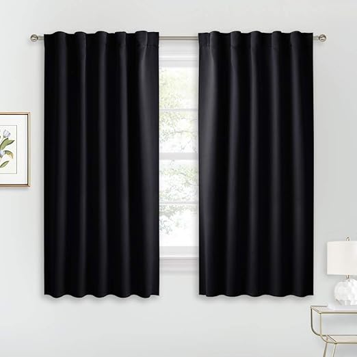Amazon Com Ryb Home Blackout Curtains Pair Solid Country