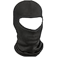 100% Cotton Balaclava Face Mask, UV Protection, Helmet Friendly, Light Weight Black