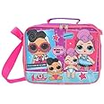 UPD LOLLB LOL Surprise! Glam Club Soft Insulated Pink Lunchbox Lunch Bag -Doll Face &Miss Punk, 9.5 x 8 x 3 in., Multi