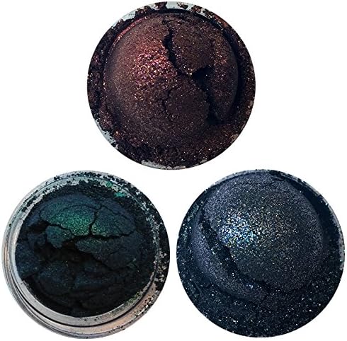 Shiro Cosmetics Eye Shadow Indie Makeup Trio - Umbra, Corona, Lingered in Twilight (2.0 grams each)