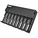 Foxnovo F08 8-Slots Li-ion Ni-MH Ni-CD Universal Intelligent Battery Charger with LED Indicators, 5V USB Output & US-Plug Power Adapter (Black)
