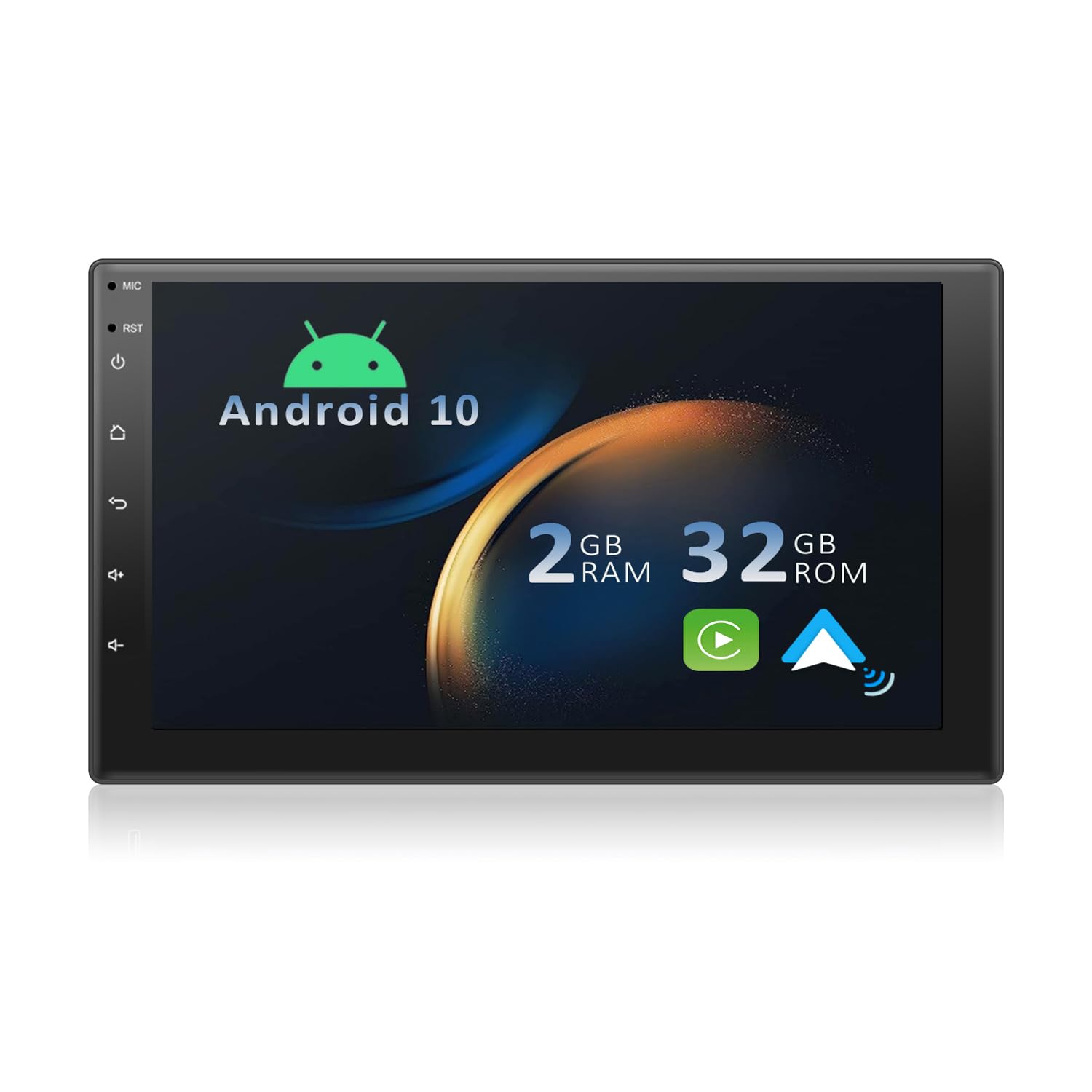 YUNTX Android 10 Double 2 Din Car Stereo Head Unit - 7 inch Bluetooth Car Navigation Radio with FREE Rear Camera| Support GPS |DAB+ |Steering Wheel Control |4G| Mirrorlink| SD | USB| WiFi |OBD2