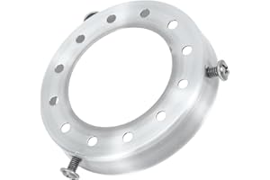 HOMOCONO Luxurious Lamp Holder Ring Iron Craftwork Lamp Shade Adapter Ring for Light Socket