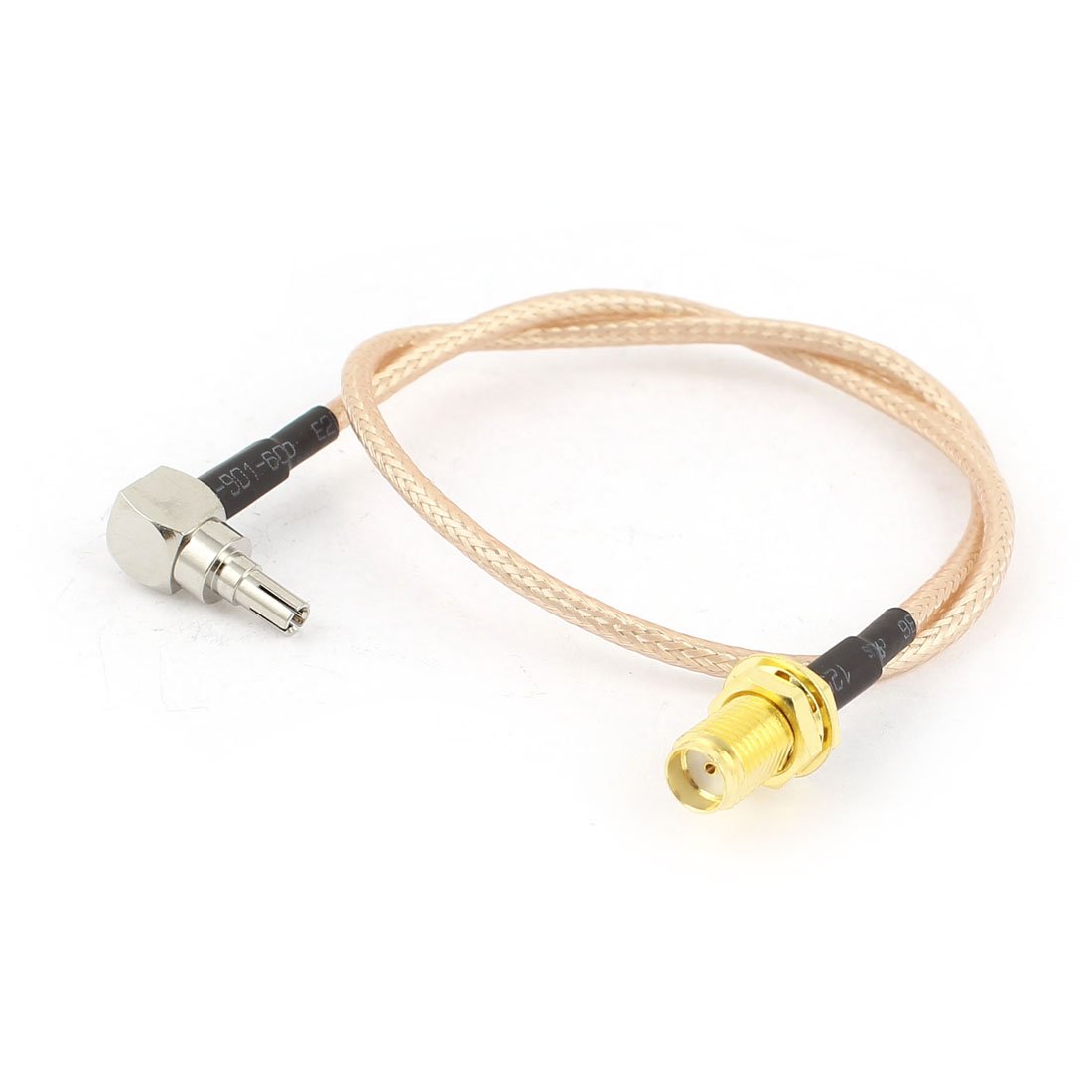 sourcing map Straight SMA Female to 90 Degree CRC9 Male Connector RG316 Cable 30cm