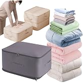 Organizzatore Da Viaggio Auto-compattante Ultra Space Saving – Cubo A Compressione Per Abbigliamento E Biancheria, Beige (L)