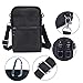 Sinbomay Crossbody Cell Phone Bags w/RFID Blocking-Casual Water Resistant Nylon Fanny Pack/Waist Phone Purse Pouch Crossbody Wallet Phone Bag Mini Shoulder Arm Bag Cell Phone Purse (Black color)