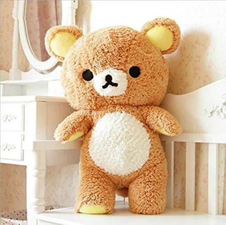Amazon ぬいぐるみ 1ピース55 Cmリラックマリラックスクマかわいい柔らかい枕 ぬいぐるみ 人形についての詳細かわいいぬいぐるみ ぬいぐるみ おもちゃ