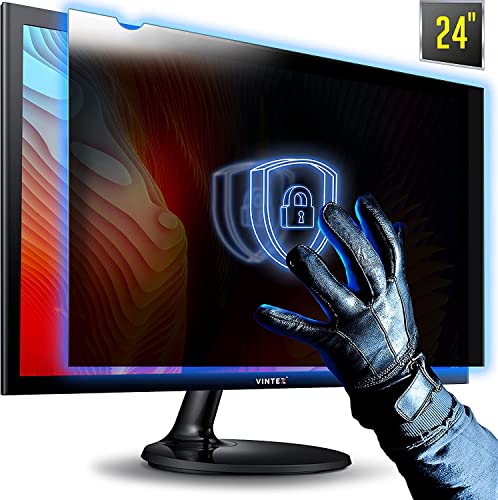Beauenty 24 Inch 16:9 Aspect Ratio Computer Privacy Screen Filter for Widescreen Computer Monitor - Anti-Glare