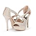 DREAM PAIRS SHOWGL/Claudia Women's Rhinestones Stiletto Heel Platform Pumps Shoes Lady