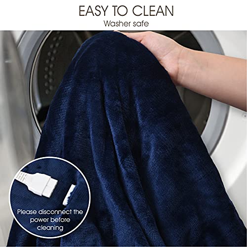 Electric Blankets Full Size with 6 Heating Levels and 9 Hours Auto Off