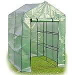 8 Shelves Greenhouse Portable Mini Walk In Outdoor Green House 2 Tier New