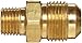 Anderson Metals - 54048-0602 Brass Tube Fitting, Half-Union, 3/8