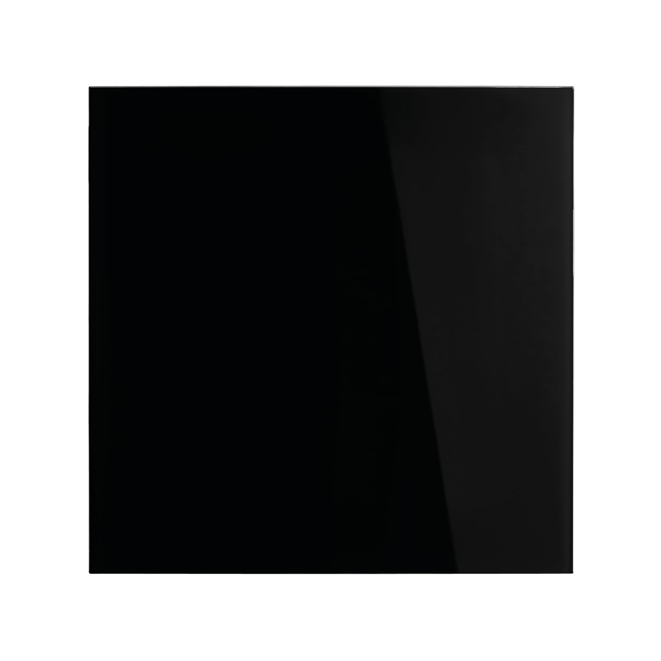 magnetoplan 13401012 Designer Magnetic Glass Boards 400 x 400 mm Deep Black