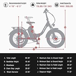 Hipeak Elias Electric Bike for Adults, 20" x