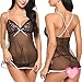 Avidlove Women Sexy Babydoll Lingerie Set See-through Lace Chemises Outfit