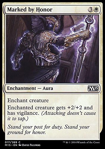 Amazon Com Magic The Gathering Marked By Honor 017 269 Magic 15 Foil Toys Games