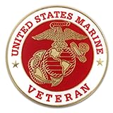U.S. Marine Corps USMC Veteran Lapel Pin