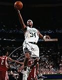 Paul Pierce Signed Autographed 8X10 Photo Celtics Lay-Up vs. Rockets JSA