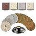 CHANGE MOORE 4 inch Wet Diamond Polishing Pads Set 10 PCS for Granite Concrete Travertine Quartz Countertop Floor Stone for Grinder or Polisher