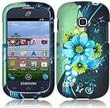 Samsung S738c S738 c Galaxy Centura Straight Talk Sublime FLOWER HARD RUBBERIZED CASE SKIN COVER PROTECTOR