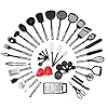 NEXGADGET-Premium-42-Piece-Kitchen-Utensils-Cookware-Set-with-Stainless-Steel-and-Nylon-Cooking-Tools-Including-Spoon-Turners-Tongs-Whisk-Can-Opener-Peeler-Scraper-Measuring-Jug-and-Spoon NEXGADGET Premium 42 Piece Kitchen Utensils Cookware Set with Stainless Steel and Nylon Cooking Tools Including Spoon…