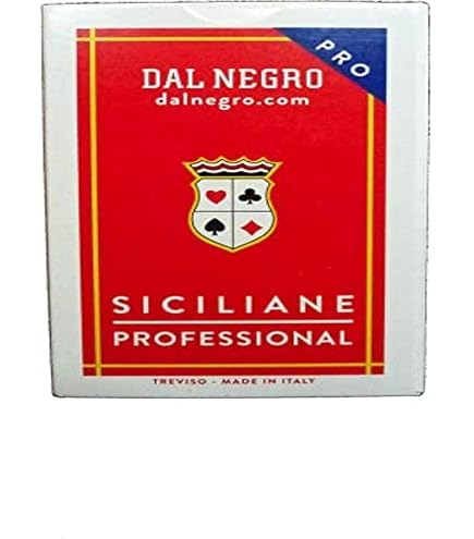 希少！DAL NEGRO ダルネグロ　麻雀セット　イタリア製 Amazon.com: Dal 15010 Sicilian Italian Regional Cards, Plastic