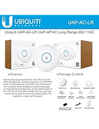 Ubiquiti Unifi uap ac lr 802.11 ac de largo alcance punto de acceso PoE Gigabit