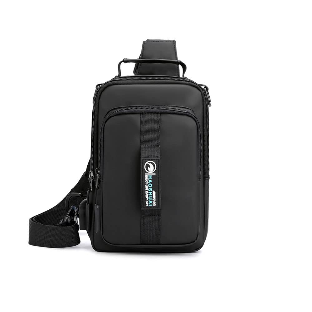 DZOZO Mens Shoulder Bag Crossbody Bag Sling Backpack Multipurpose Crossbody Shoulder Bag Outdoor Sport Daily Crossbody Bag Travel Hiking Daypack Mens Crossbody Chest Bag Sling Chest Bag