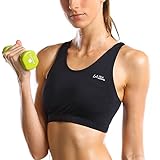 La Isla Women's Wire Free Non Padded Racerback Soft Basic Sports Bra Top