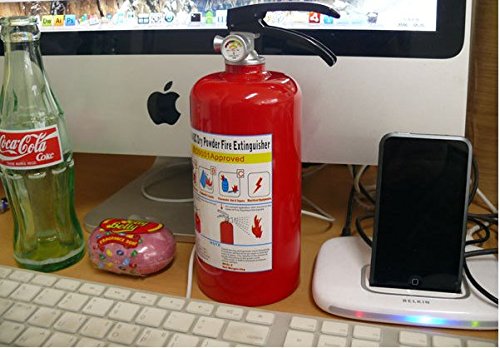 URToys Fashion Unique Cute Fire Extinguisher Shape Piggy Bank Coin Penny Cent Money Cash Saving Safe Box Storage Tank Kids Toy For Children Christmas Birthday Gift Home Desk Decoration - Thumbnail 4