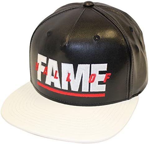 Hall Of Fame Patroit Black Black White Snapback
