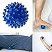 LEWONDE Deep Tissue Massager Spike Foot Massage Ball Hard Acupressure Therapy - Free E-Tutorial on Acupuncture Massage for Plantar Fasciitis,Myofascial Release, Back Shoulder Physical Therapy