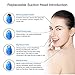 KINGDOMCARES Blackhead Remover Pore Vacuum Extraction Tool Blackheads Acne Strong Suction Removal Facial Acne Extractor Microdermabrasion Diamond Machine Acne Treatment USB Charge Facial Remover