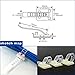 50 Pack Adjustable Cable Clips, 3M-Adhesive Nylon Cable Clamps Wire Clips with Optional Screw Mount for Wire and Cable Management