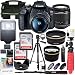 Canon EOS Rebel T7 DSLR Camera with EF-S 18-55mm f/3.5-5.6 iii Lens Plus Double Battery Tripod Cleaning Kit and Deluxe Case Accessory Bundlethumb 2