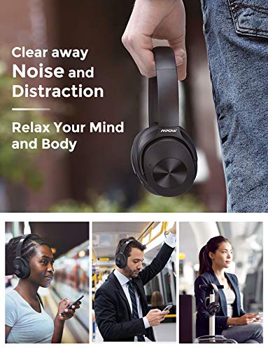 ایگرد | قیمت و خرید Hybrid Noise Cancelling Headphones, Mpow Bluetooth 5.0  Headphones Over Ear, Hi-Fi Deep Bass Wireless Headphones with Mic, Soft  Protein Earpads Headset for Home Office Online Class Cellphone