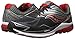 Saucony Men's Ride 9 Running Shoe, Grey/Charcoal/Red, 9.5 M US