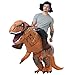 HEYMA Inflatable Dinosaur T-Rex Riding Costume Adult Fancy Dress Costume Inflatable Ride On T-Rex costume