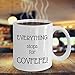 Everything Stops For COVFEFE! - Funny Gift for any occasion - Ceramic Coffee Cup Tea Mug 11oz by ProtoPixie