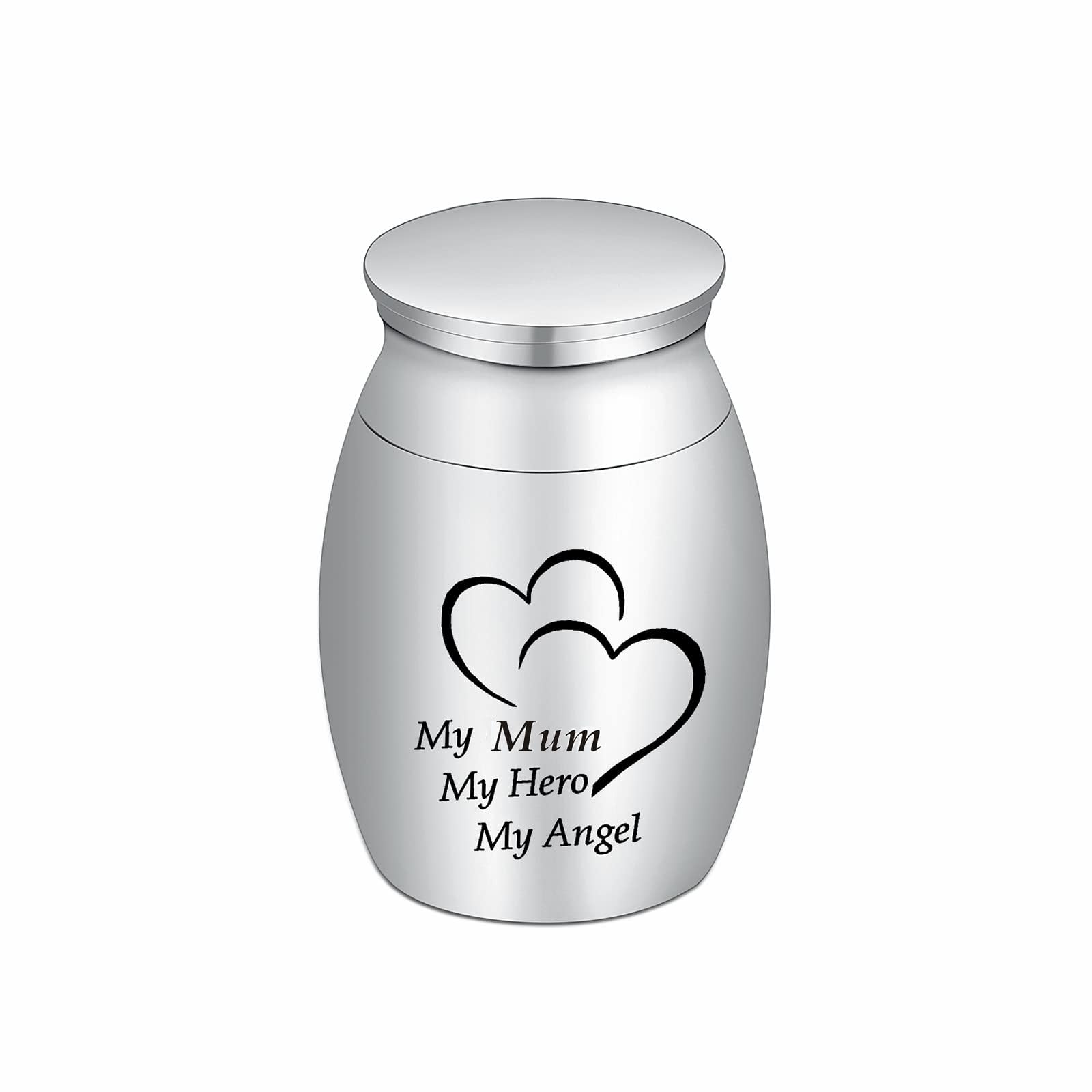 AIWENXI Tree of Life/Butterfly/Rose Flower/Wings/Heart Mini Urns for Ashes Stainless Steel Pet/Human Ash Small Urns cremation keepsakes for ashes