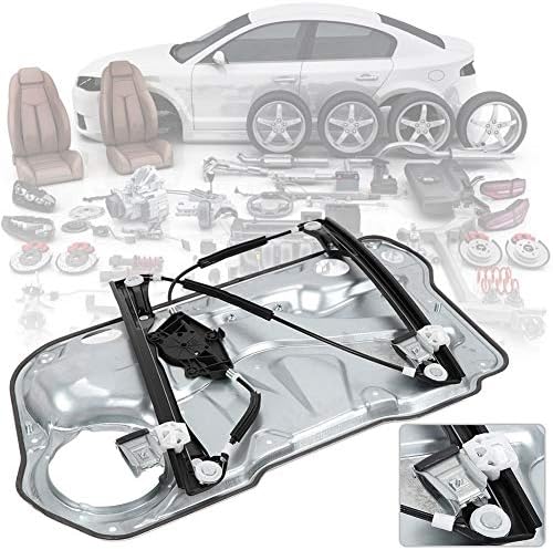 Front Right Window Regulator, Driver Side Electric Power Window Regulator Vehicle Parts with Panel 1J4837462F 1J4837462H