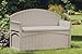 Premium Storage Bench Furniture Seat for Patio Deck or Garden Seating Outdoor in Suncast Small Design