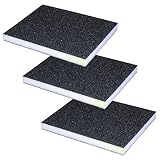 Arology 3 PCS Sanding Sponge Block Pad, Mix Grit includes 1 Fine, 1 Medium, 1 Coarse, Great for Kitchen, Drywall, Metal, Wood, Painted surface and Fiberglass, Use of Hand Sanding and Finishing