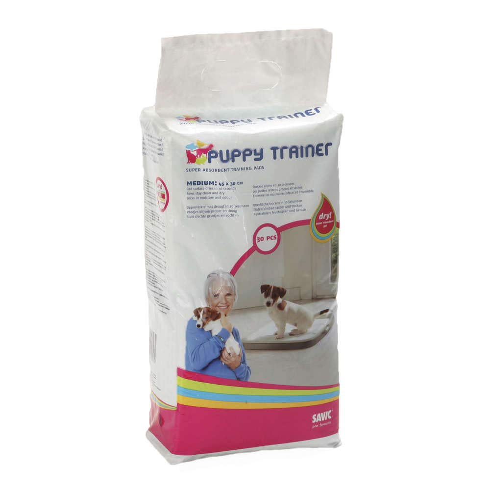 Savic Medium 30 Pads Puppy Trainer Refill, White, 45 x 30 cm